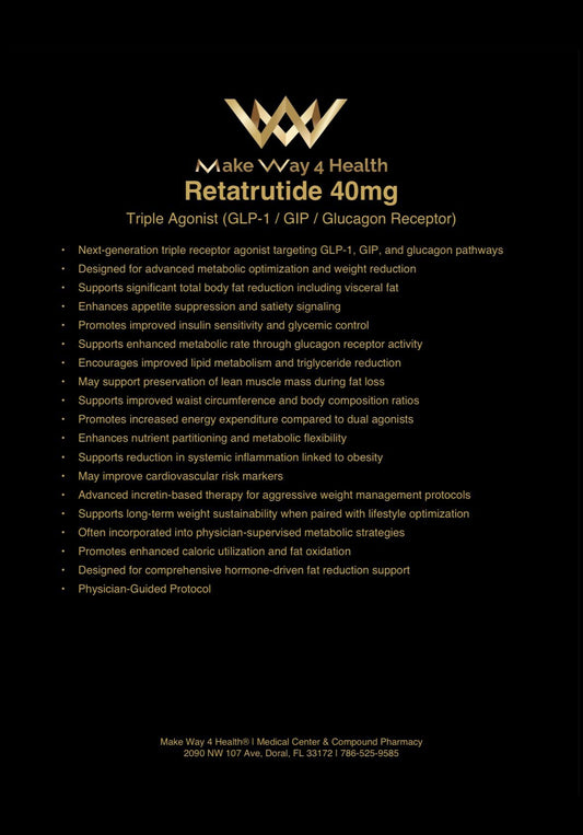 Retatrutide 40mg (Physician-Guided Protocol)